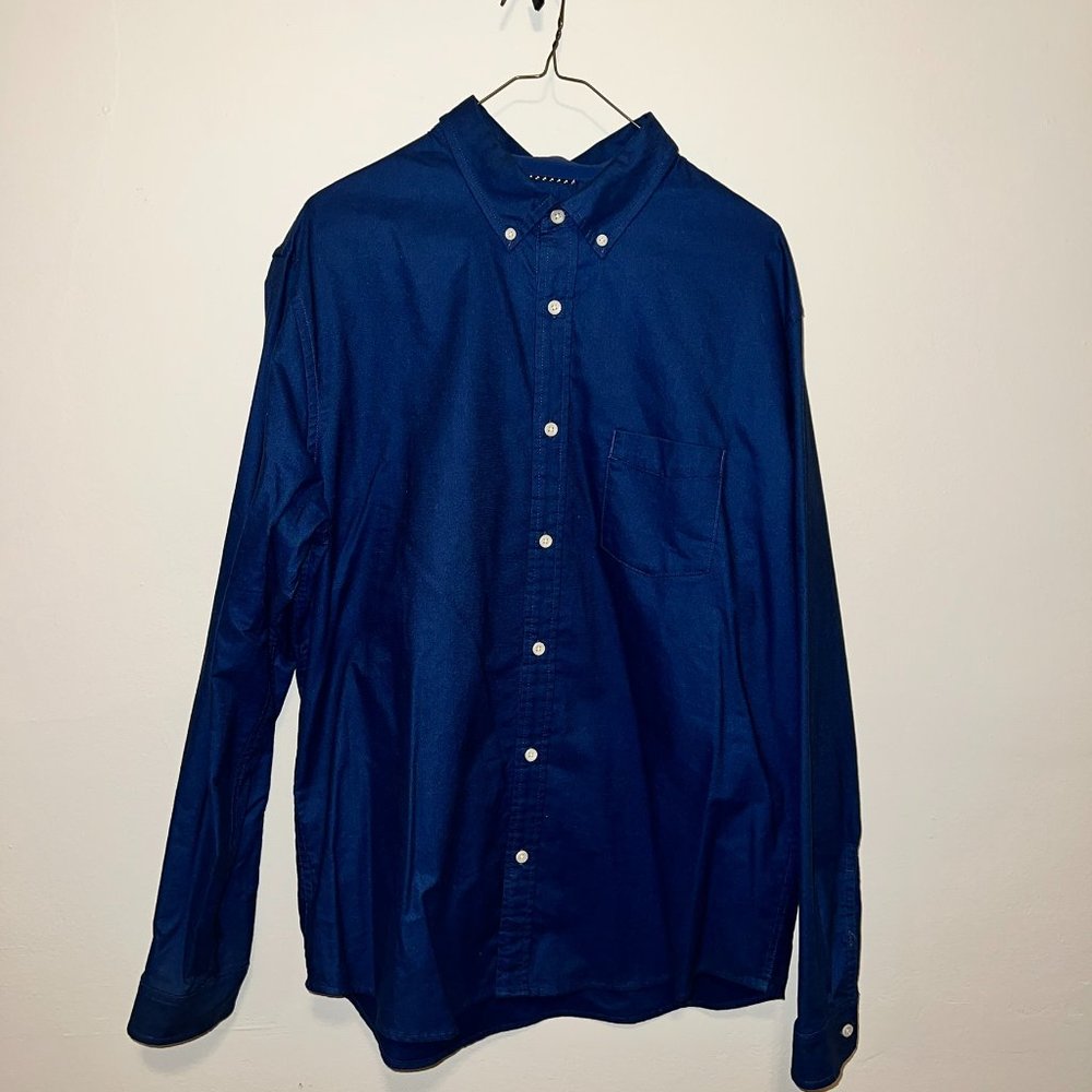 LG - Hill City - Tech Oxford Shirt - Steel Blue